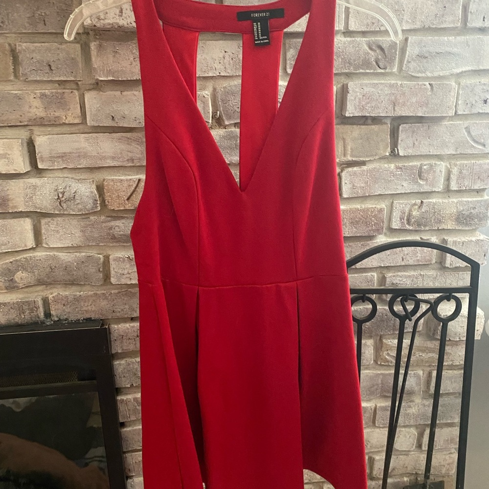 Red dress